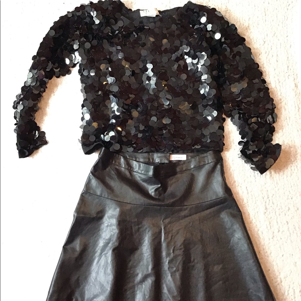 Studio Michelle Stuart big sequin vintage sweater